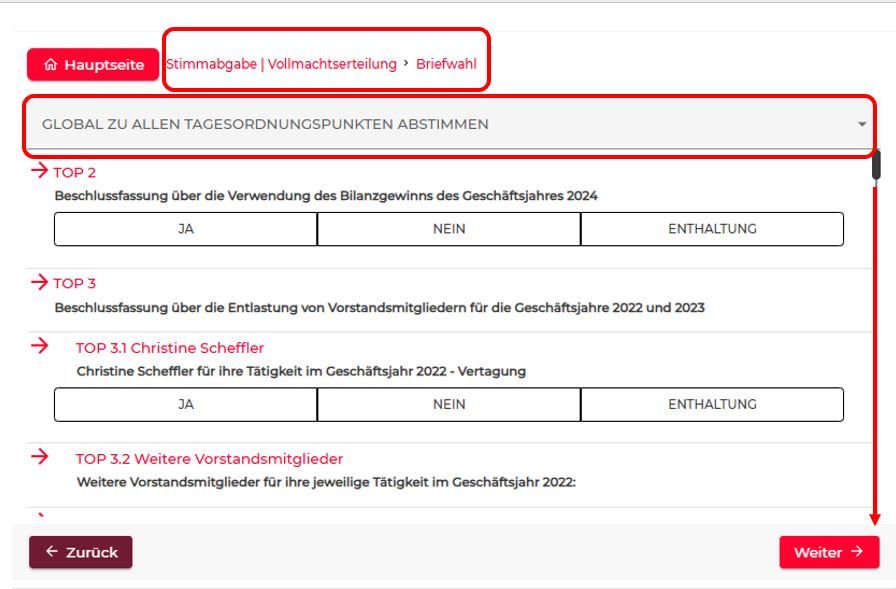 Globalabstimmung DE